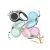 Colorful retractable dog leashes in black, mint, blue, and pink, perfect for safe and stylish pet walks.