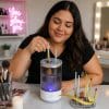 Mini Lavadora y Limpiadora de Brochas de Maquillaje