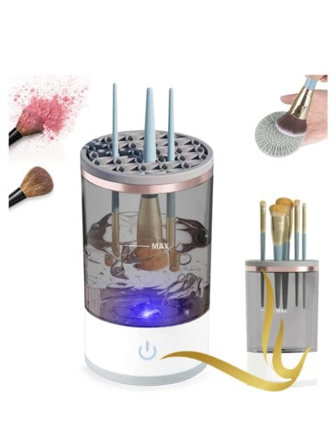 Mini Lavadora y Limpiadora de Brochas de Maquillaje